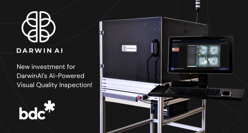 Um dos equipamentos da DarwinAI para inspecionar e melhorar plataformas.