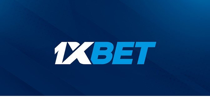 logo 1xbet fundo azul