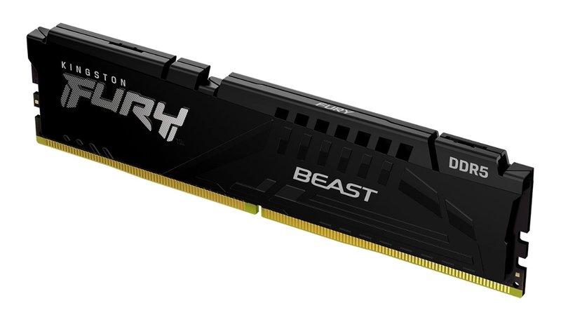 O FURY Beast 4800 MHz da Kingston é o que se destaca entre os modelos DDR5.