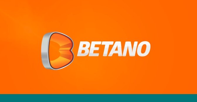 logo betano em fundo laranja