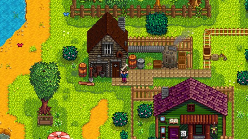 É preciso que a sua partida em Stardew Valley tenha uma ou mais cabanas livres para cada novo jogador