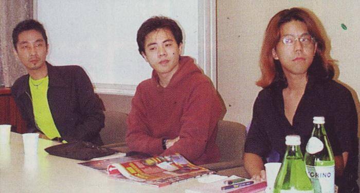 Keiichiro Toyama e Takayoshi Sato em 1999.