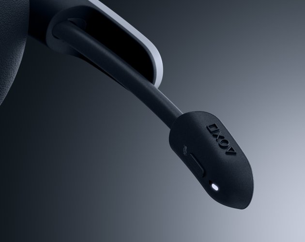 O microfone do novo Pulse Elite é retrátil e tem um ótimo cancelamento de ruído.