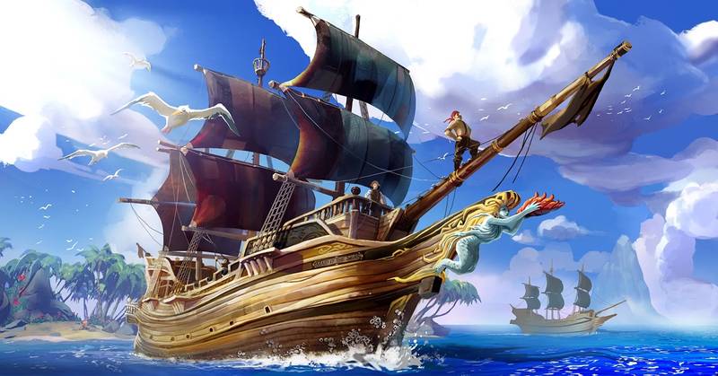 Sea of Thieves chega em 30 de abril ao PS5.