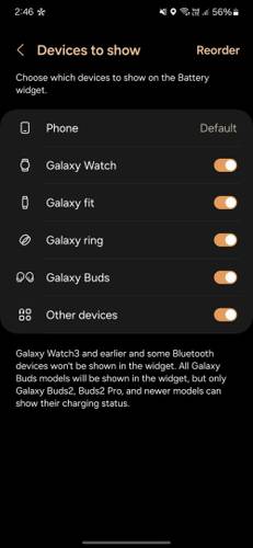 O Galaxy Ring já aparece ao lado de outros dispositivos na interface da Samsung.