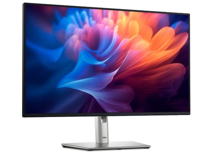 O novo monitor Dell de 27 polegadas oferece maior conforto visual para trabalhar.