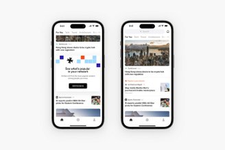 O app Artifact estreou no início de 2023 fazendo a curadoria de notícias com o auxílio de IA.