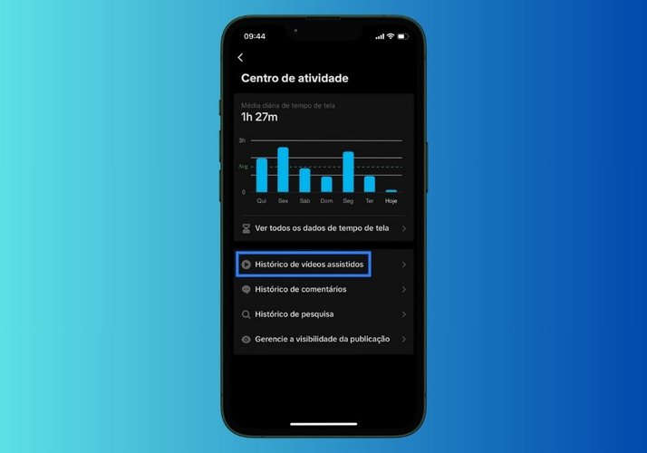Histórico TikTok