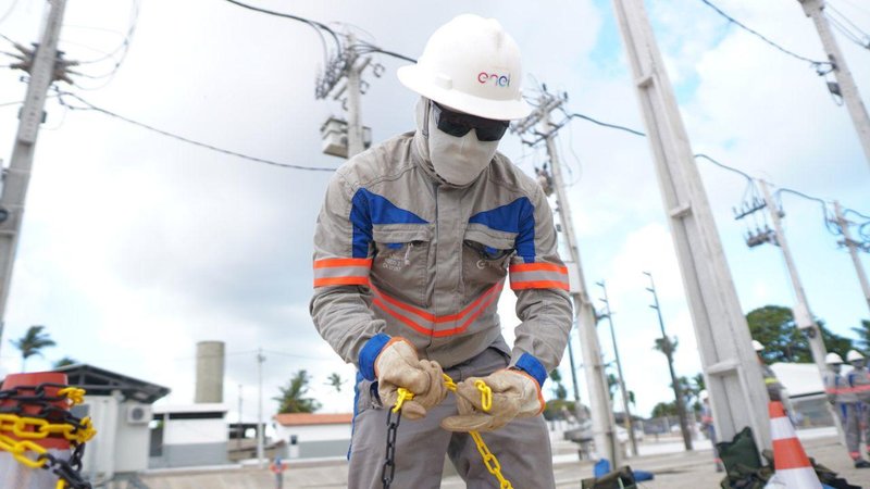 Capacitação profissional é um dos problemas levantados pela população de São Paulo sobre a Enel. (Fonte: Enel/Divulgação)