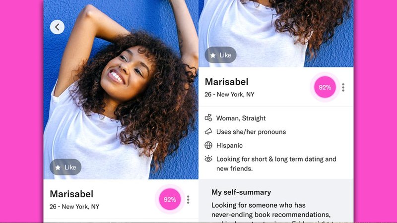 No OkCupid, o algoritmo filtra as pessoas mais afinadas com o seu perfil. 