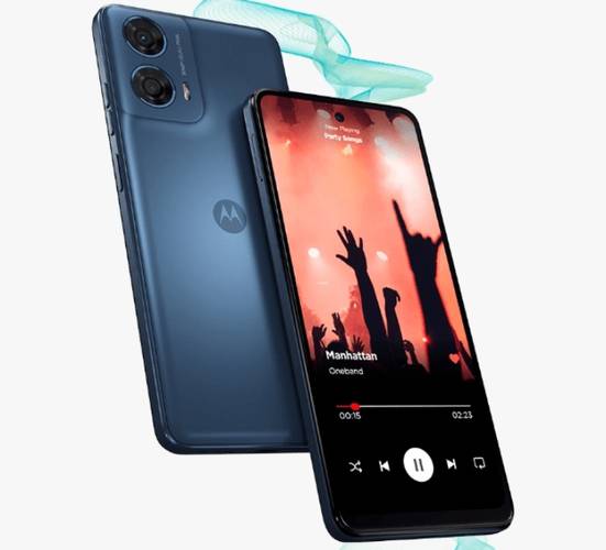 O Moto G24 Power promete um fim de semana inteiro longe da tomada. (Imagem: Motorola/Divulgação)