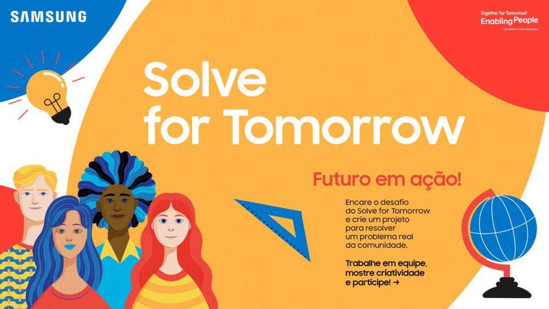 O programa global da Samsung já é tradicional entre alunos de escolas públicas.