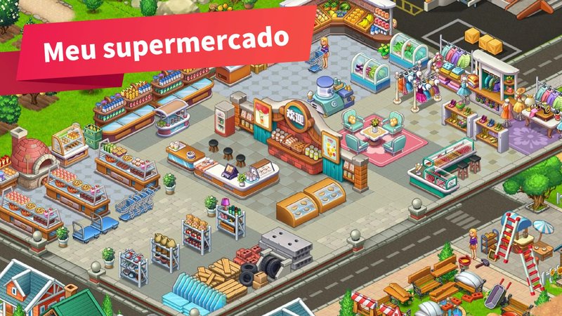 My Supermarket Story traz um pequeno enredo como fundo para o jogo