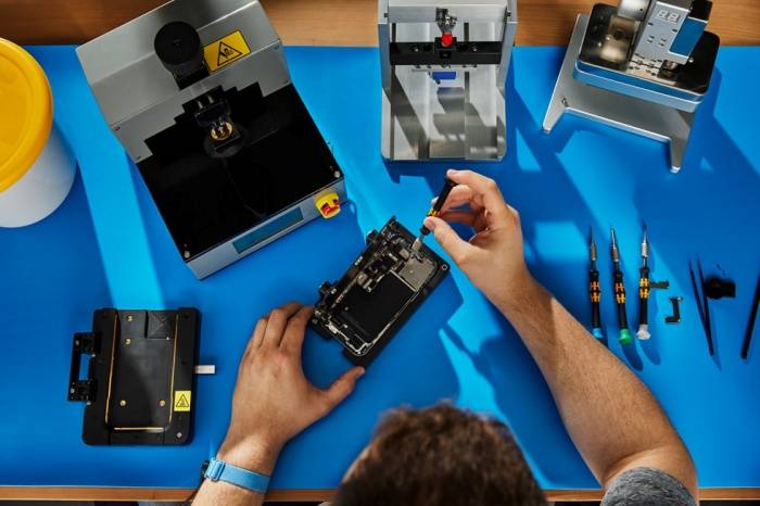A utilização de peças usadas originais no reparo do iPhone pode resultar em uma grande economia. (Imagem: Apple/Divulgação)
