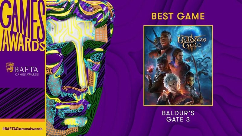 Baldur's Gate 3 é o Jogo do Ano no BAFTA Games Awards 2024.