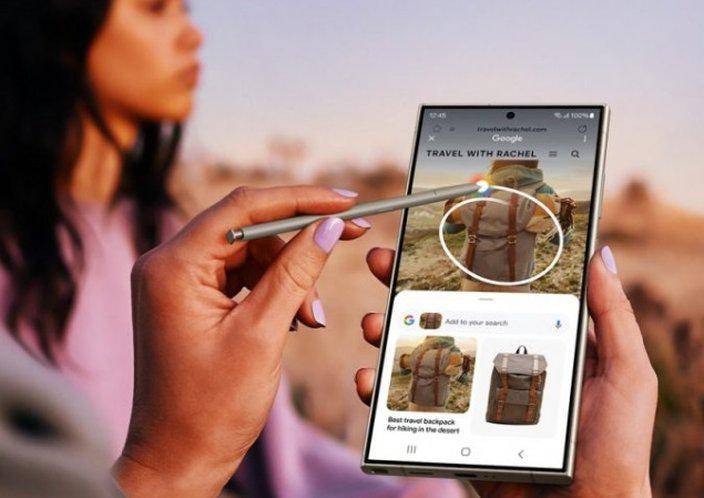 Circule para Pesquisar é uma das novidades trazidas pelo Galaxy AI. (Fonte: Samsung/Divulgação)