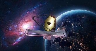 O JWST fotografou uma estrela a quase 28 bilhões de anos-luz de distância.