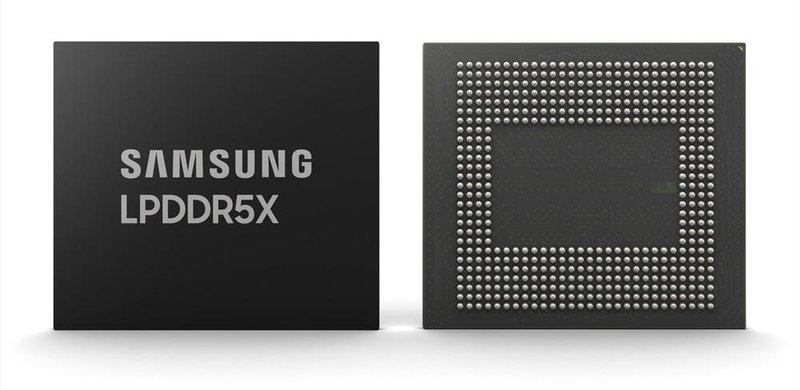 Memória LPDDR5X já é cotada para uso em aplicações que envolvem o uso de inteligência artificial. (Fonte: Samsung/Divulgação)