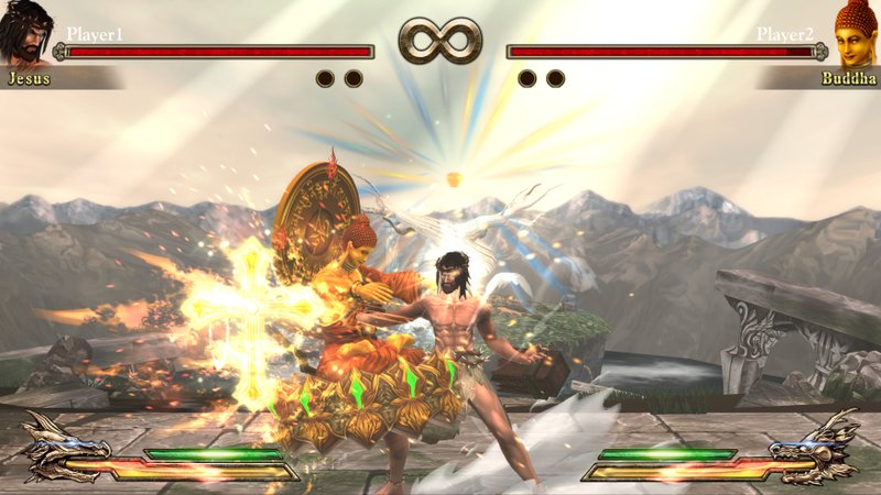 Fight of Gods coloca Jesus e outras figuras religiosas caindo no tapa
