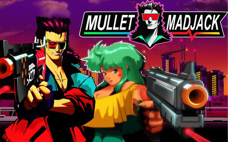 Mullet Madjack será lançado no dia 15 de maio para PC (Steam).