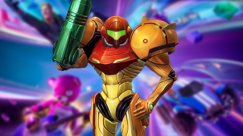 Fortnite quase teve skin da Samus, mas a Nintendo queria exclusividade com o cosmético no Switch.