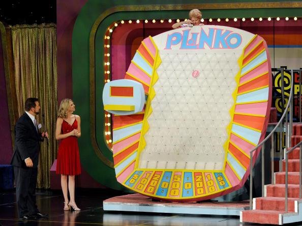 O Plinko original não era um jogo digital. (Imagem: Getty Images)