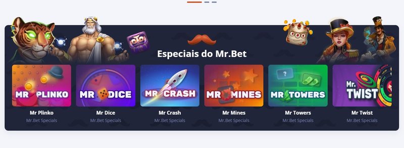 O Plinko é um entre vários jogos de cassino oferecidos atualmente.(Imagem: Reprodução/Mr. Bet)