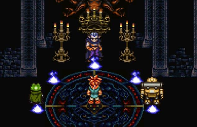 No começo da jornada em Chrono Trigger, Magus é apresentado como vilão. (Fonte: Biobreak/Reprodução)