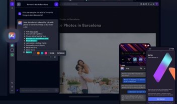 Aria: IA do Opera One ganha gerador de imagens e reprodutor de áudio