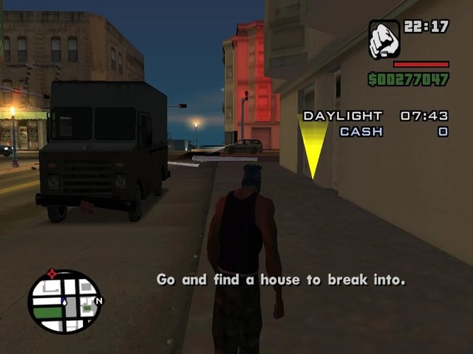 É possível ter a "profissão" de assaltante em GTA San Andreas