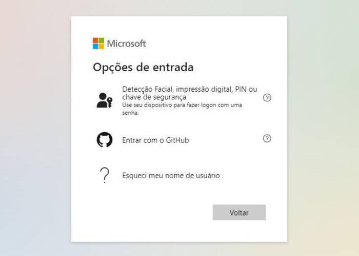 As formas de usar chaves de acesso nas plataformas Microsoft. (Imagem: Microsoft/Divulgação)