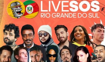 Podpah faz live beneficente com artistas para arrecadar fundos para o RS; veja como ajudar