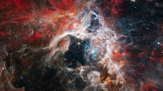 A Nebulosa da Tarântula fica a 170 mil anos-luz da Terra. 