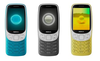 O Novo Nokia 3210 tem três cores disponíveis