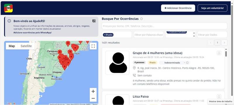 Site AjudeRS