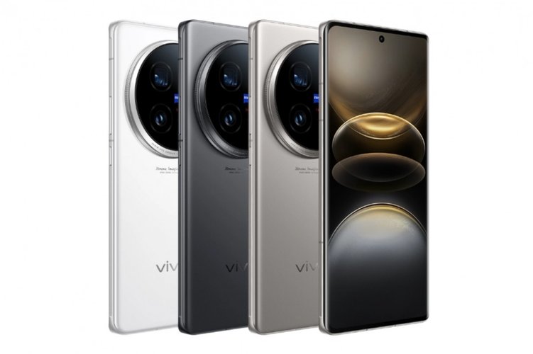 VIvo X100 Ultra está disponível nas cores titânio, branca e cinza.