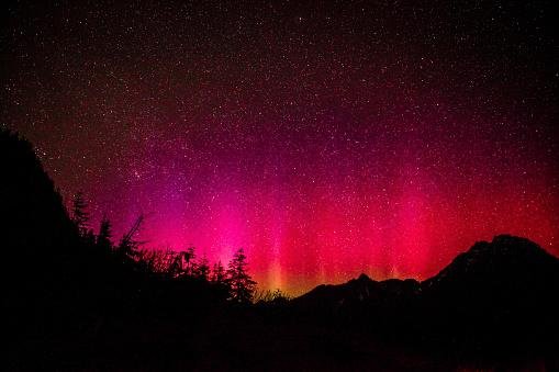 A luz vermelha só aparece em grandes altitudes'.