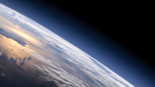 A animação mostra como os raios cósmicos atingem a Terra.