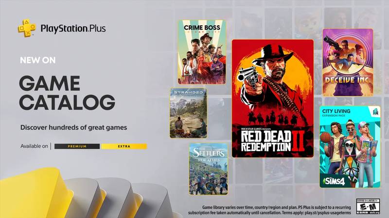 Lista de jogos que chegam em maio de 2024 ao PlayStation Plus Extra e Deluxe.
