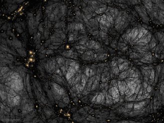As desconhecidas matéria e energia escura são responsáveis por 95% do Universo.