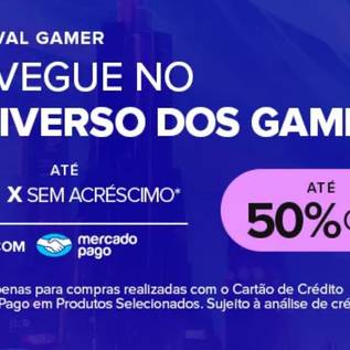 Imagem de Festival do Mundo Gamer tem ofertas com até 50% de desconto em consoles, notebooks, periféricos e mais