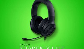 Headset Gamer Razer Kraken X Lite está por R$ 130 e merece sua atenção; veja oferta