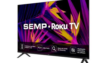 Semp anuncia novos televisores R6610 com sistema Roku TV e até 43 polegadas