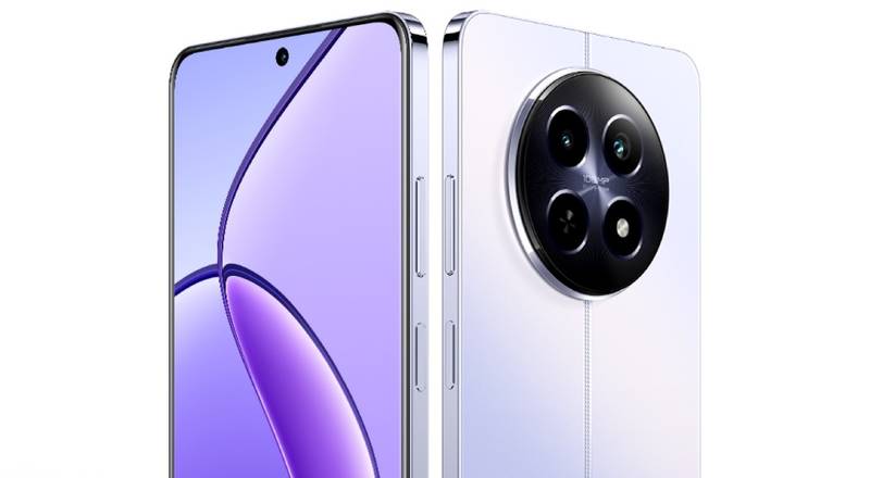 A tela grande do Realme 12 5G tem brilho intenso e alta resolução. (Imagem: Realme/Divulgação)