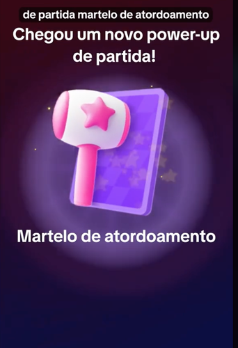 O "martelo de atordoamento" é um recurso que serve apenas para aumentar a diversão. (Fonte: TikTok/ Reprodução)