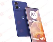 Moto G35 e Moto G85 podem estrear com bateria de 6.000 mAh, chip Snapdragon e tela curva