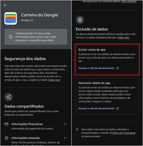 Recurso excluir "conta do app" já está disponível sem necessidade de reinstalação de alguns apps.