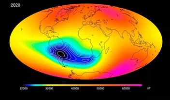 Anomalia magnética no Brasil cresce e preocupa cientistas da NASA