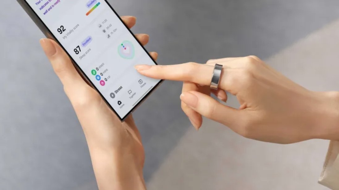 Galaxy Ring, o anel inteligente da Samsung, será lançado ainda em 2024. (Imagem: Samsung/Divulgação)