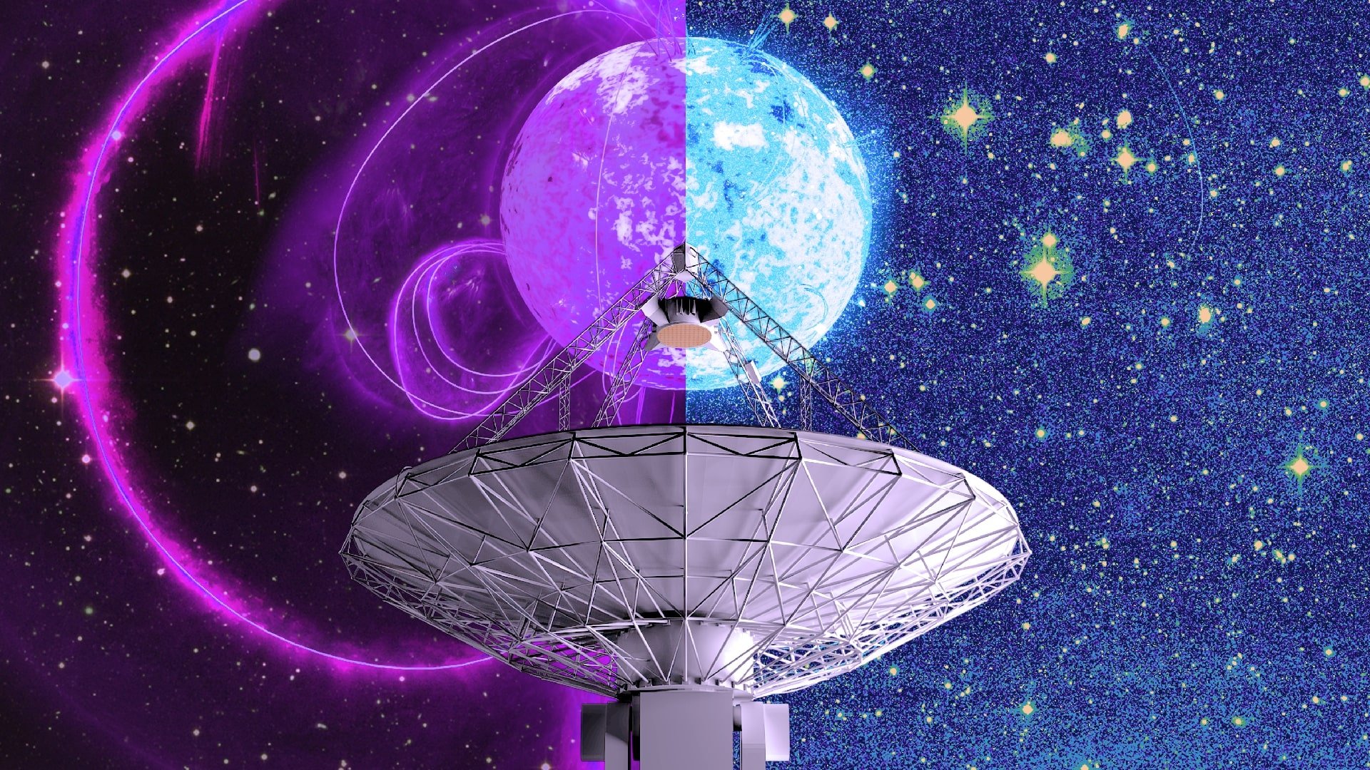 Para descobrir o recorde da possível estrela de nêutrons, os cientistas coletaram dados com os telescópios ASKAP e MeerKAT.